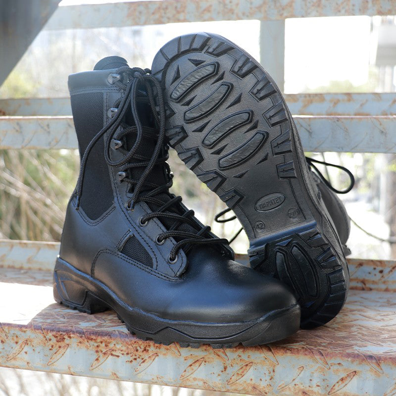 Original Russian military issue. New VKBO 2.0 thermal zone combat boots for men, genuine leather tactical boots.