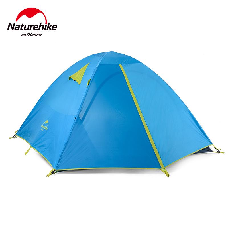 Naturehike Double Door Waterproof Beach Tent Double Layer NH Outdoor One Bedroom Camping 2 Colors