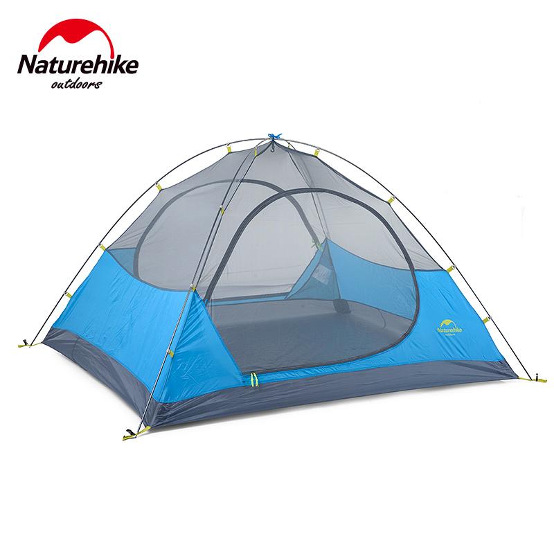 Naturehike Double Door Waterproof Beach Tent Double Layer NH Outdoor One Bedroom Camping 2 Colors