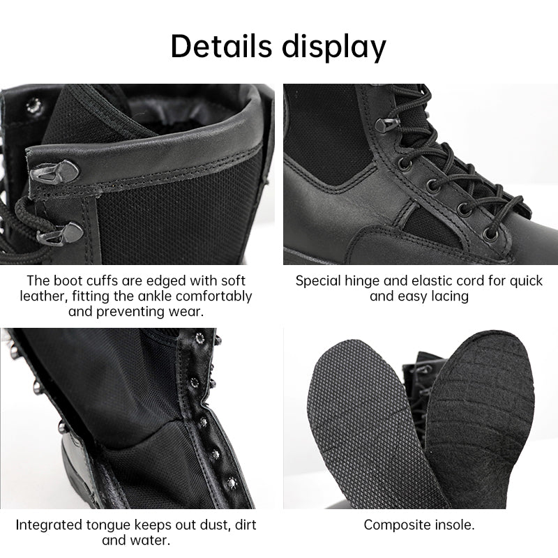 Original Russian military issue. New VKBO 2.0 thermal zone combat boots for men, genuine leather tactical boots.